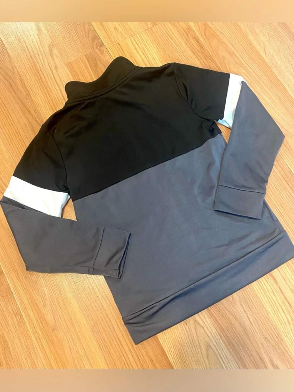 🩶 BOYS PUMA TRACKSUIT SIZE 6 ZIP UP JACKET AND PANTS 2 PIECE SET GRAY BLACK🖤 - Picture 5 of 11